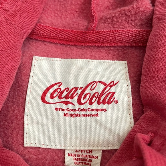🌼2 for $20🌼 American Eagle Coca Cola Cropped Pullover Hoodie - Picture 3 of 8